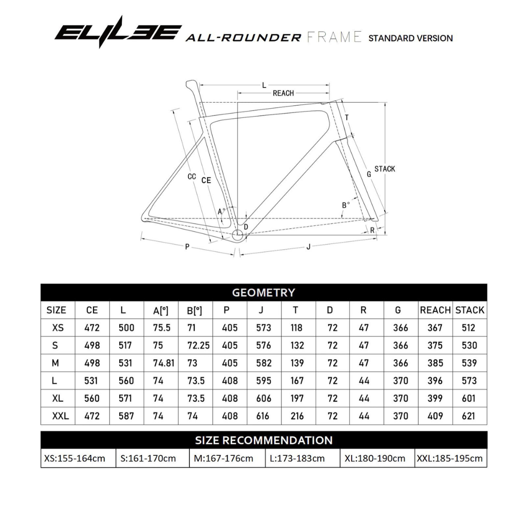 ELILEE / BLIZE Standard 105 Di2 R7170 完成車 マットブラック