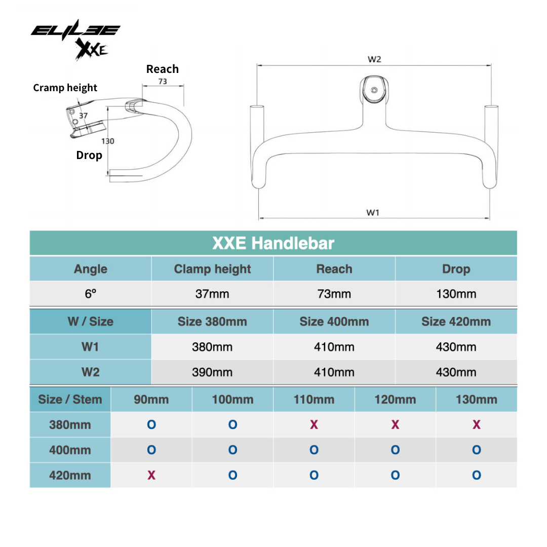 ELILEE / BLIZE Standard フレームセット パールホワイト - XS / 90x380