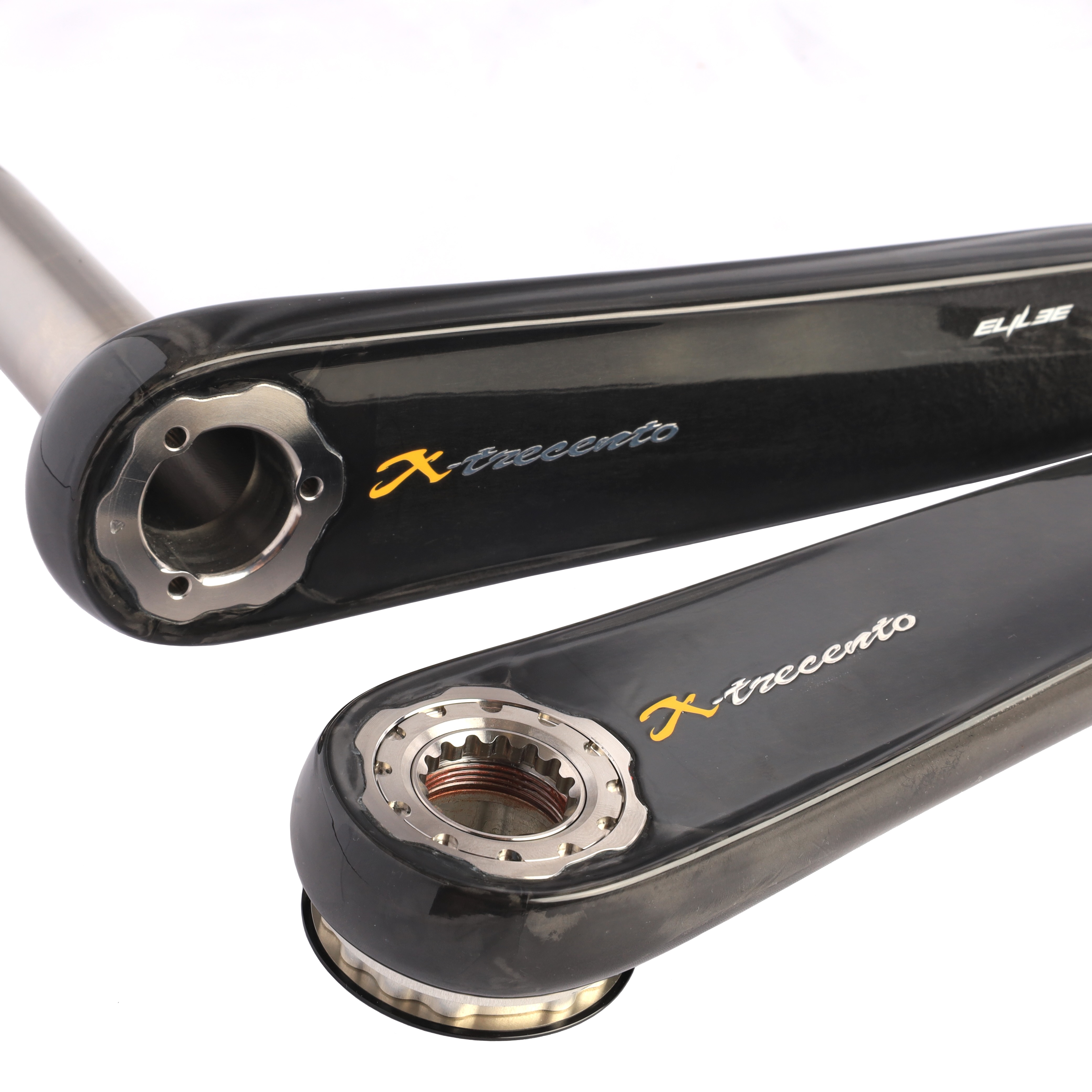 ELILEE / X-trecento カーボンクランクアーム チタニウムスピンドル(φ24mm)