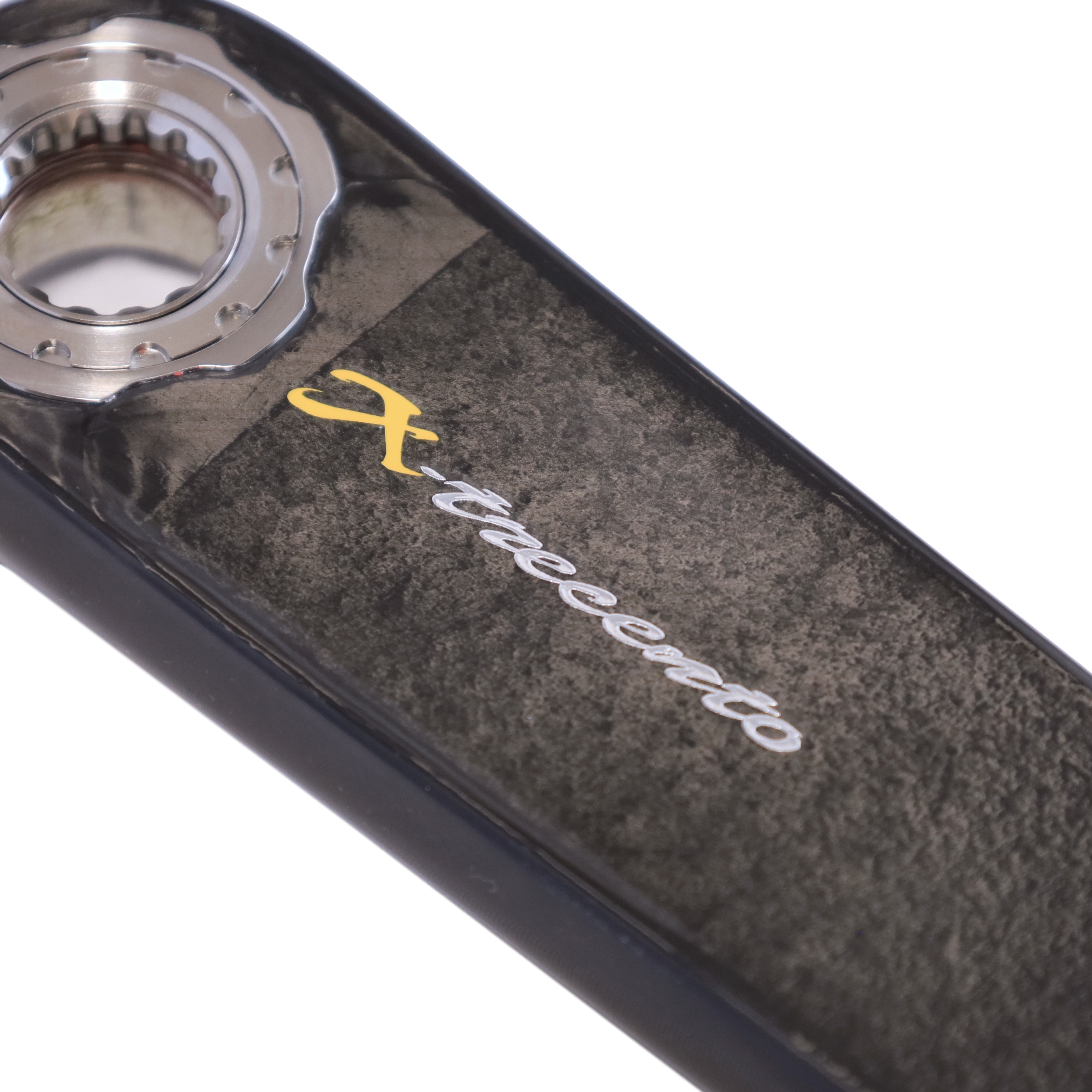 ELILEE / X-trecento カーボンクランクアーム チタニウムスピンドル(φ24mm)